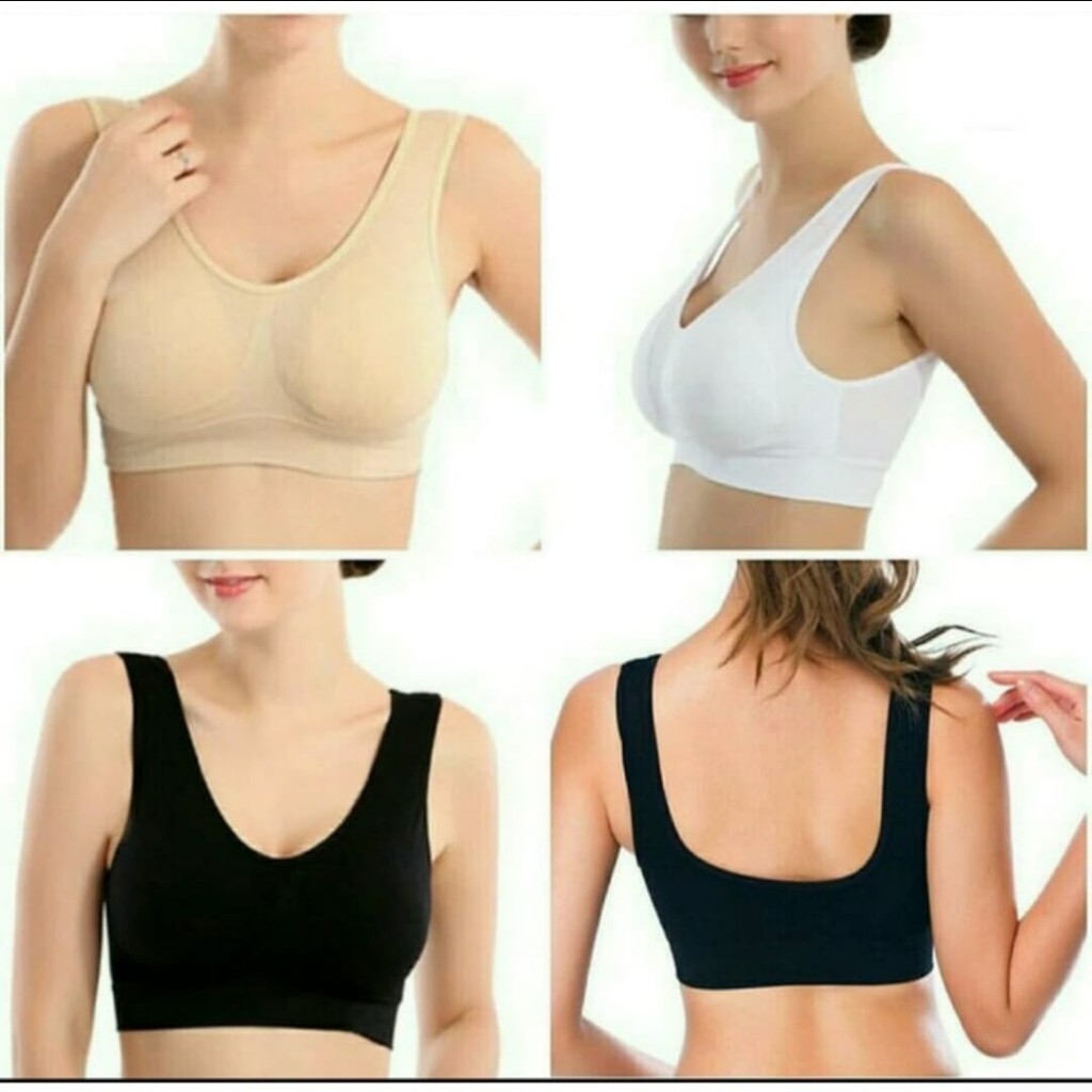 JENIE JAPAN SPORT PUSH UP BRA  1 SET ISI 3 PCS ORIGINAL