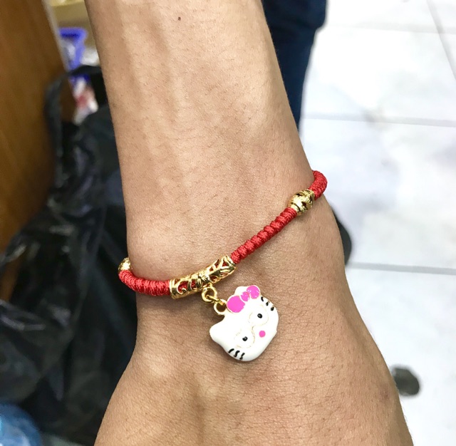 Gelang tangan wanita gelang tali leonti helokityyy lapis emas yaxiya