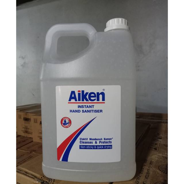 AIKEN HAND SANITIZER GEL JELIGEN/KOMPAN ISI 4 LITER