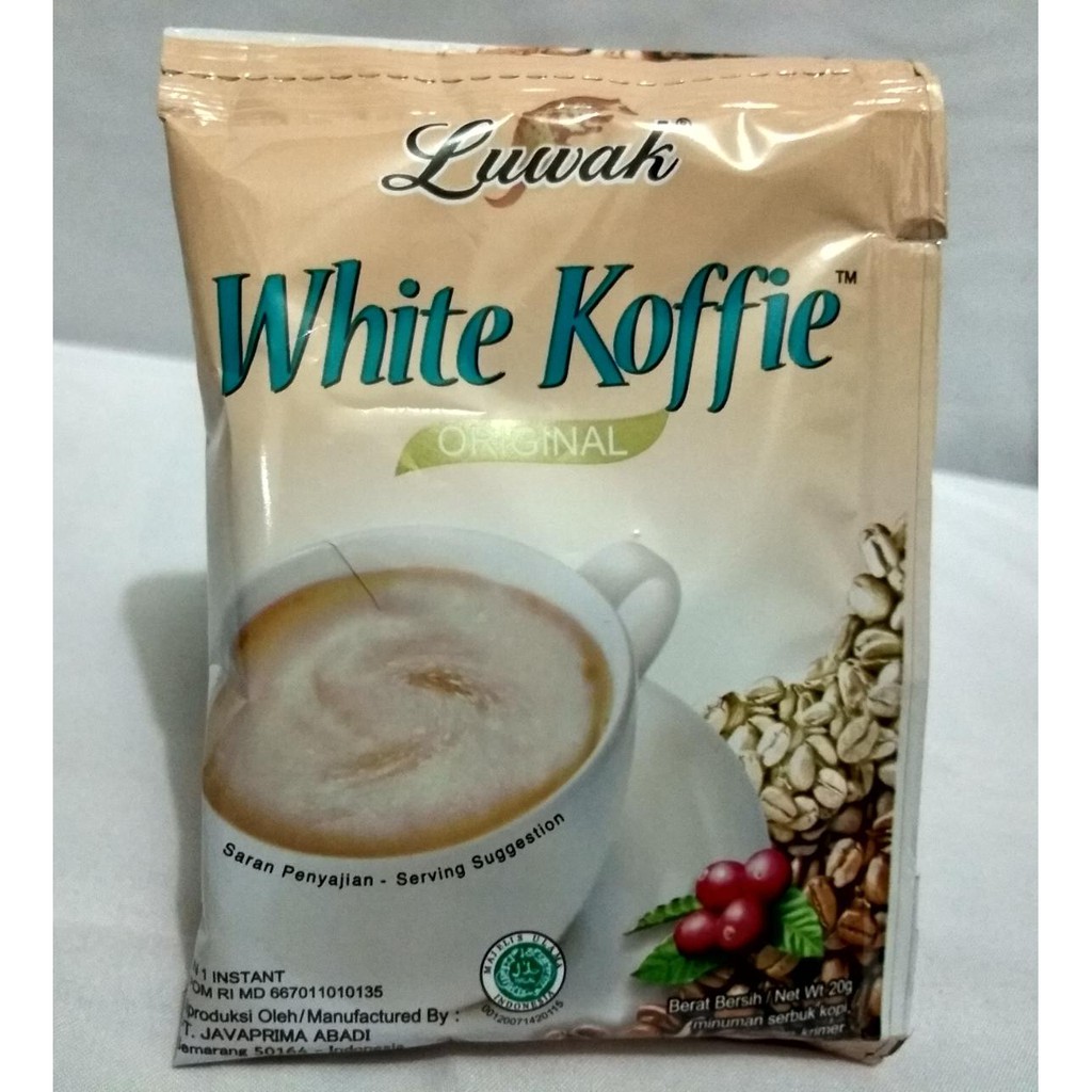 

Oleh Oleh Khas Solo Luwak White Koffie 10 Sachet @20 gram / Luwak White Coffe / kopi / ragam snack