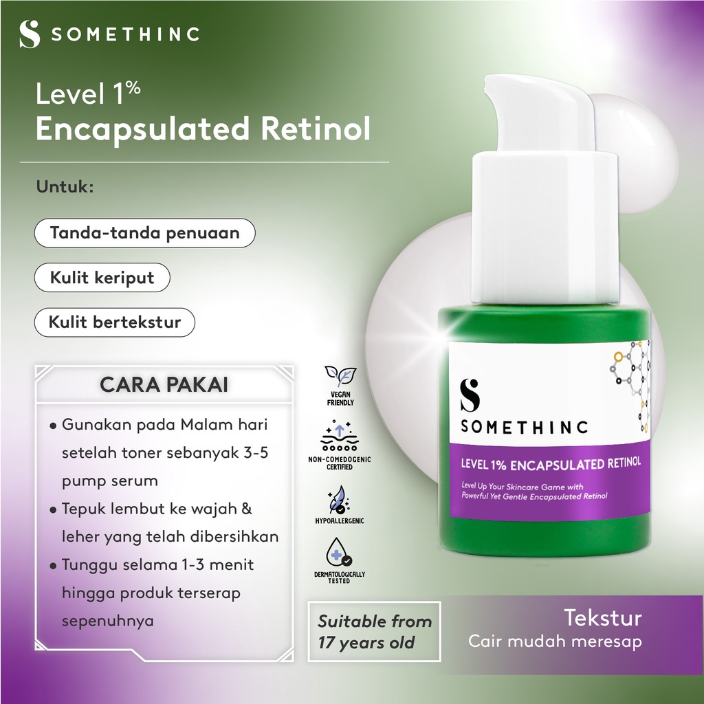 SOMETHINC LEVEL 1% RETINOL 20ML (KEMASAN BARU)