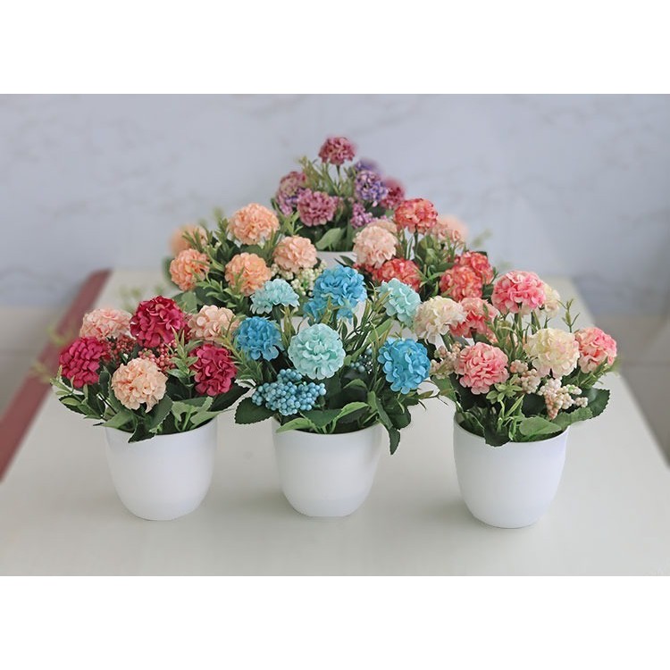 Swopply PT13 PT14 PT15 PT16 Pot Tanaman Hias Bunga Hias Plastik Ornamen Pot Bongsai Artificial Flower Decoration