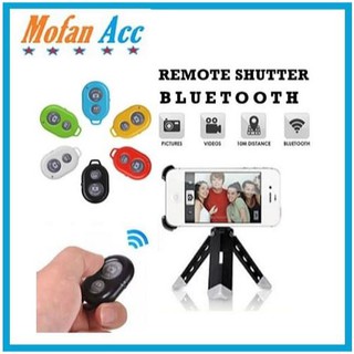 Tomsis Bluetooth Remote Shutter / Tombol Selfie For Android iPhone iOS
