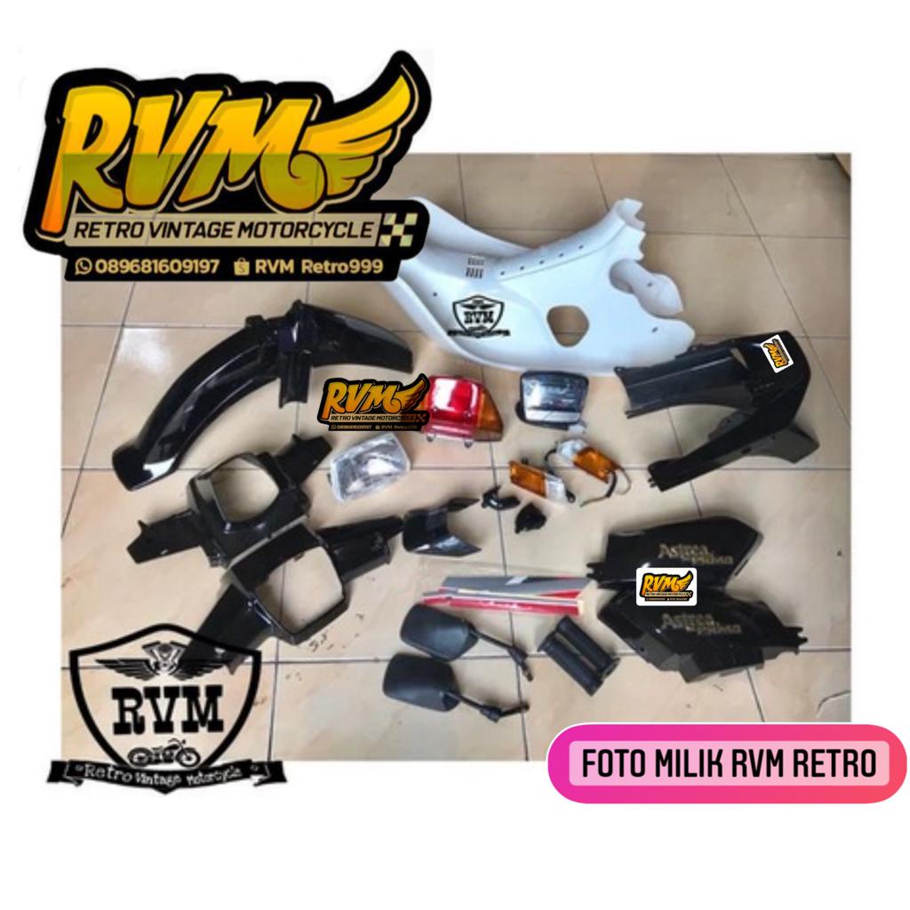 (COD) sepaket body honda astrea prima full set bodi astrea prima set lampu prima stopan prima spedom