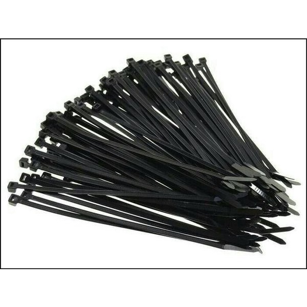 Kabel Ties HITAM Cable Tie 10 CM 25 CM 30 CM Nylon cable tie isi 100 per pak termurah READY pengikat SERBAGUNA