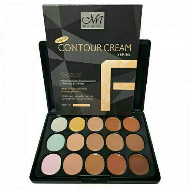 Contour Cream Mn 15 warna/Foundation Mn 15warna