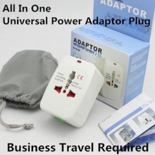 IMPORT Steker Universal Original Travel Colokan Power Adaptor Plug Universal Luar Negri