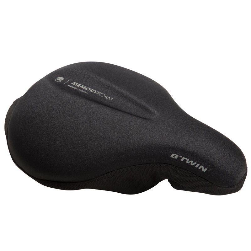 BTWIN 500 Memory Foam Penutup Cover Sadel Jok Dudukan Sepeda Mengurangi Tekanan Rasa Sakit