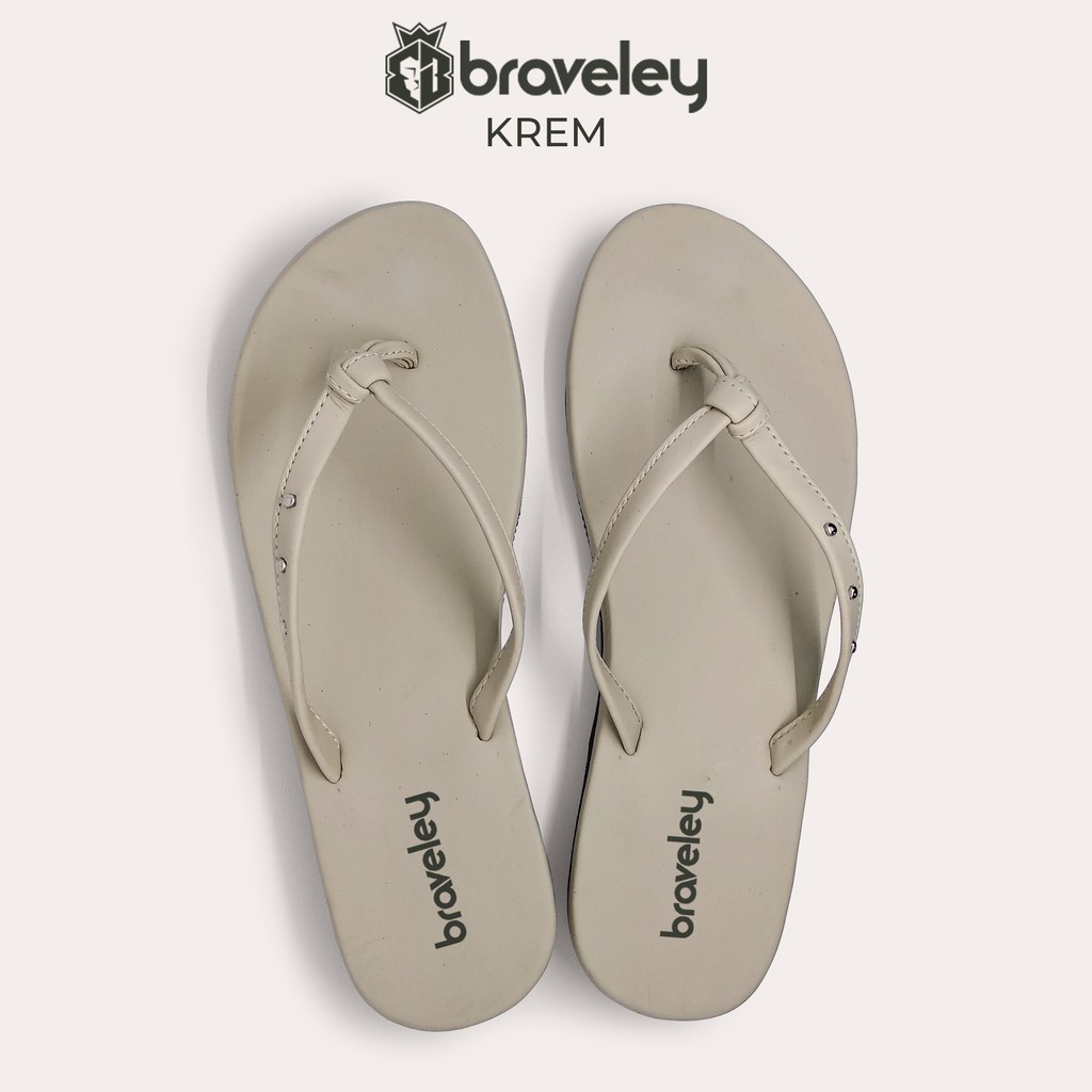 SENDAL JEPIT WANITA FLAT CANTIK BRAVELEY / SANDAL MURAH KUALITAS OKE