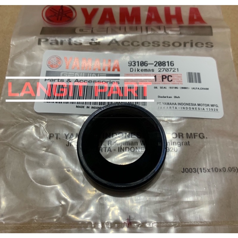 Karet Seal Sil Roda Velg Tromol Depan Yamaha F1ZR Vega Mio Nouvo Crypton Alfa Jupiter Original