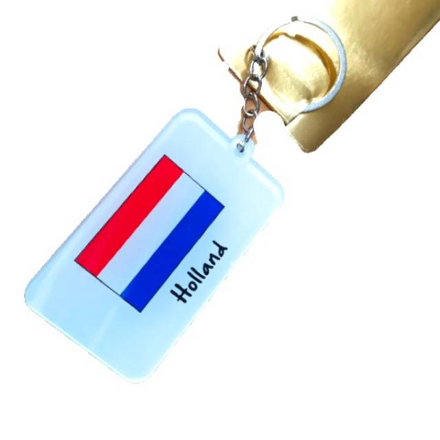 Gantungan kunci belanda souvenir bendera belanda