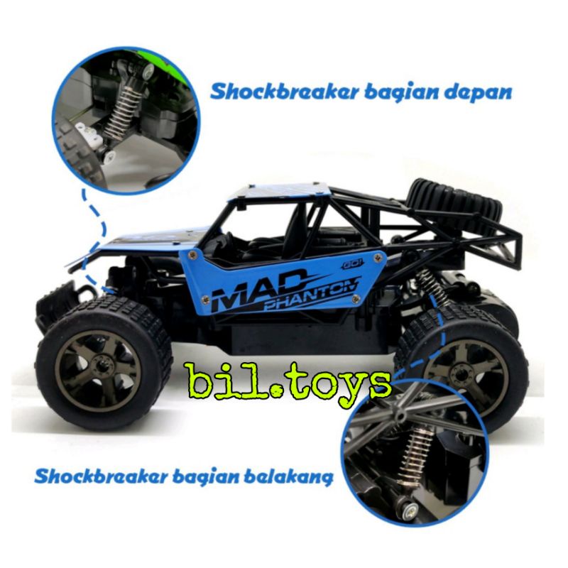 MAINAN ANAK LAKI LAKI MOBIL REMOTE CONTROL RC THE KING CHEETAH TURBO BUGGY KADO ANAK ULANG TAHUN