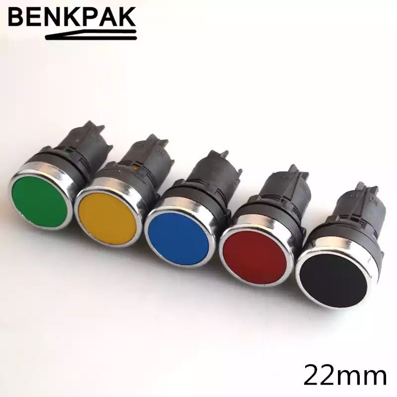 Saklar 22mm NO+NC momentary Push button switch