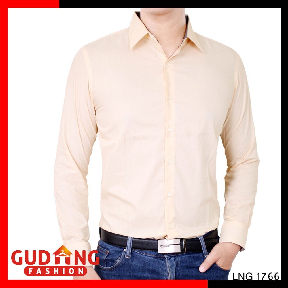 Baju Kemeja Pria Slim Fit Panjang - LNG 1766