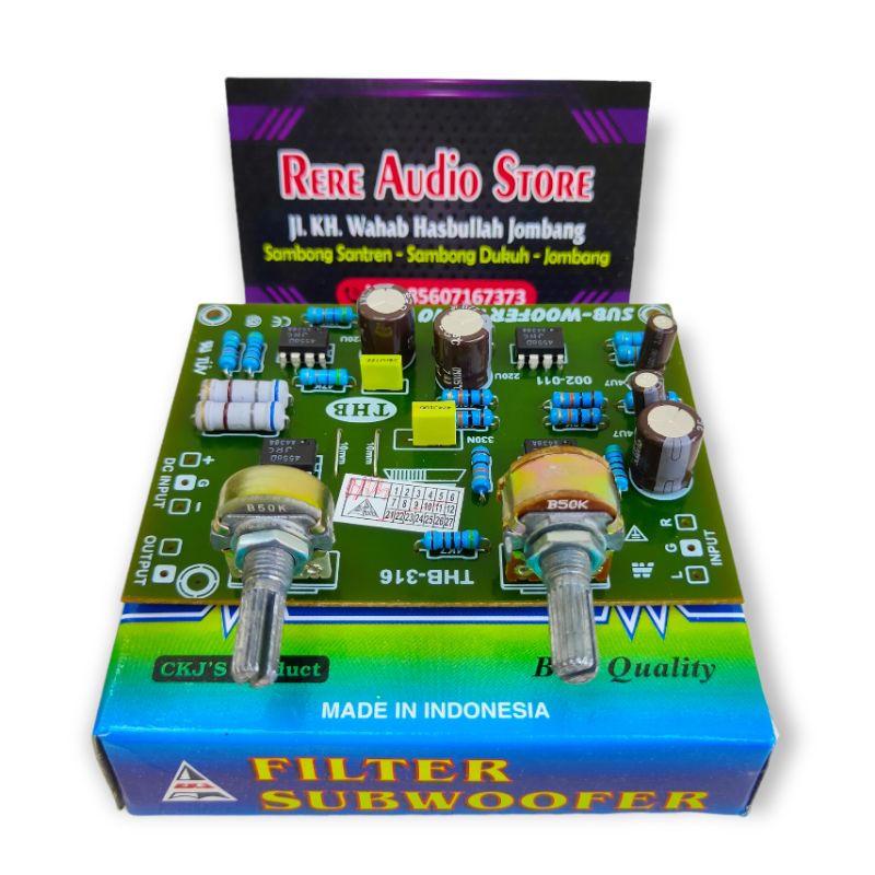 Filter Subwoofer THB 316 Filter 2 Potensio CKJ Product