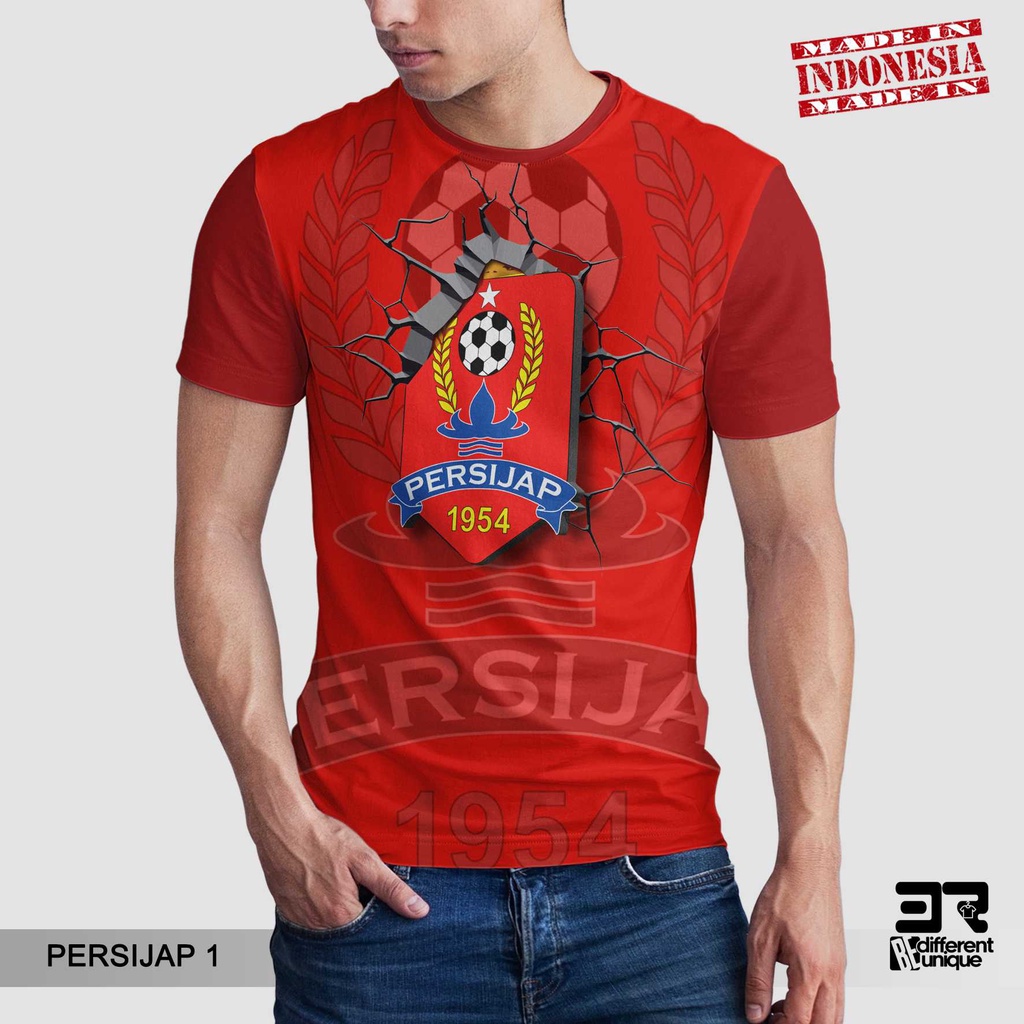 [ COD ] KAOS PRINTING GAMBAR TEAM SEPAKBOLA PERSIJAP JEPARA 1 - BAJU SEPAK BOLA INDONESIA DISTRO ORI