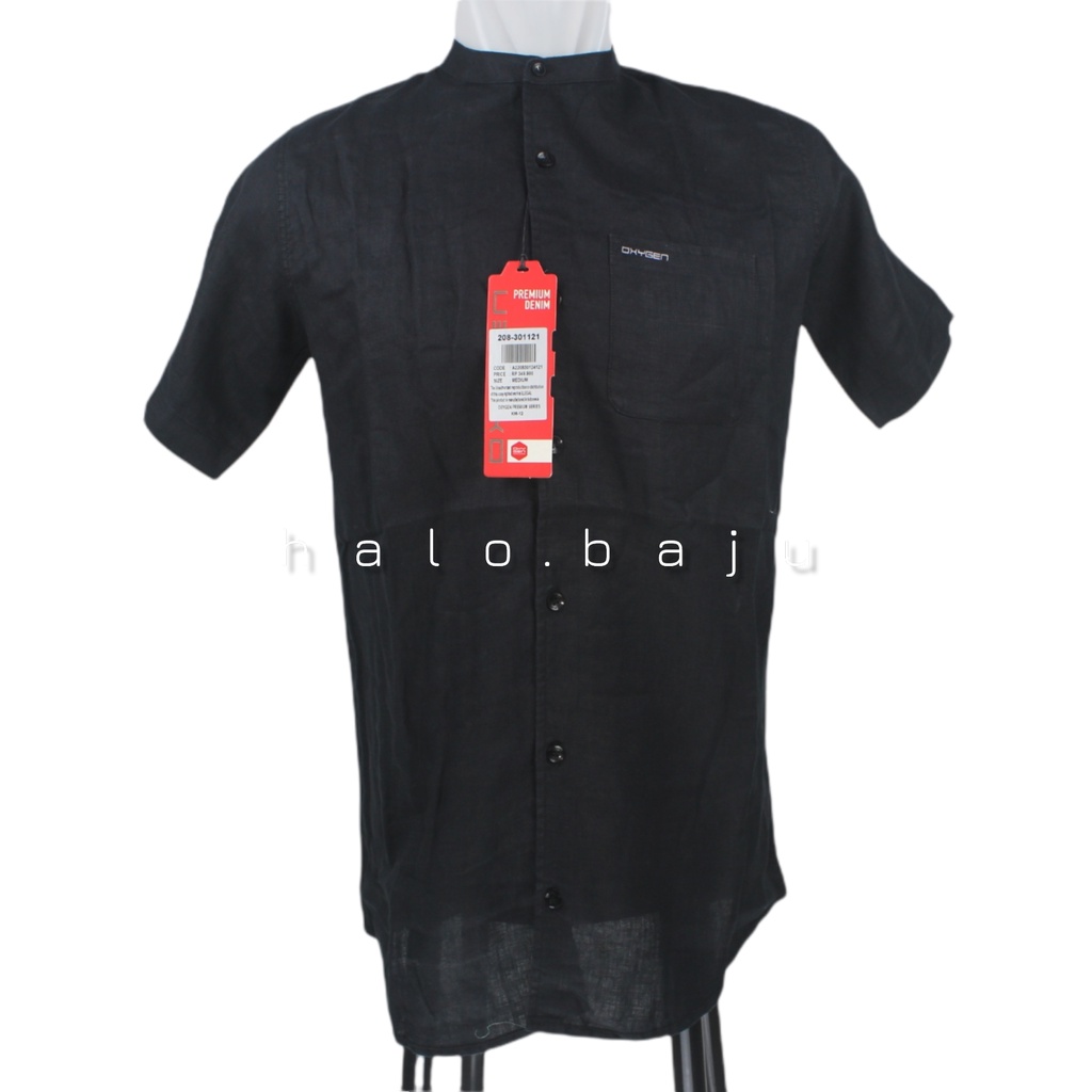 OXYGEN DENIM ORIGINAL (208-301121) KEMEJA OXYGEN - SHIRT OYGEN - KEMEJA KERAH SHANGHAI OXYGEN