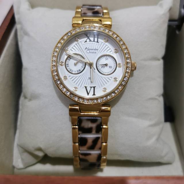 Preloved Jam Tangan Alexandre Christie Wanita AC2514BF