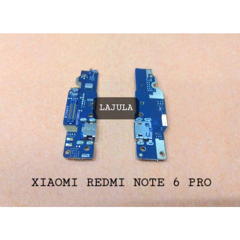 flexible konektor cas papan cas connector charger Xiaomi redmi note 6 / Xiaomi redmi note 6 pro + ic