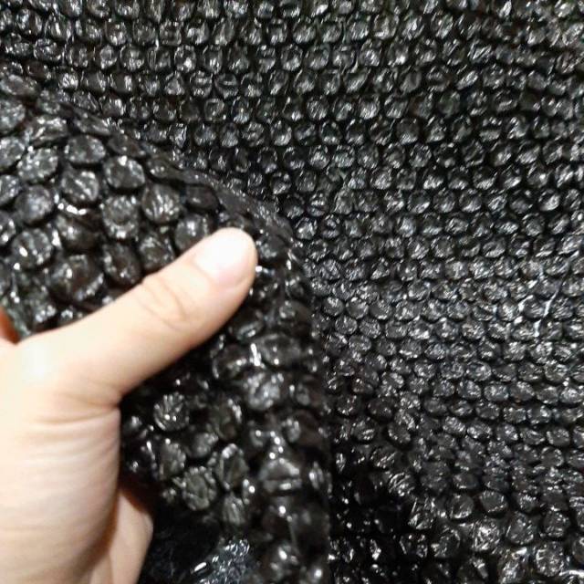 Tambah bubble wrap dan karung