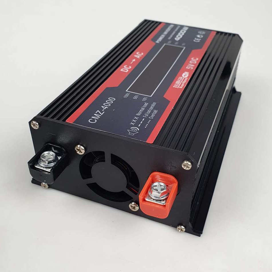 Vingtank Power Inverter Sine Wave DC 12V To AC 220V 4000W