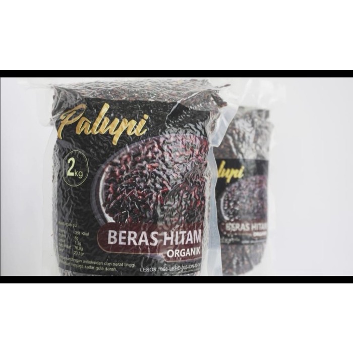 

978Eq10W Beras Hitam Organik Palupi Kemasan 2Kg WQ12