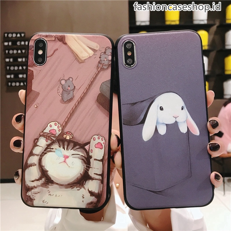 Soft Case Motif Cat VIVO S1 Z1 V17 PRO Y12 Y91 Y95 Y91C