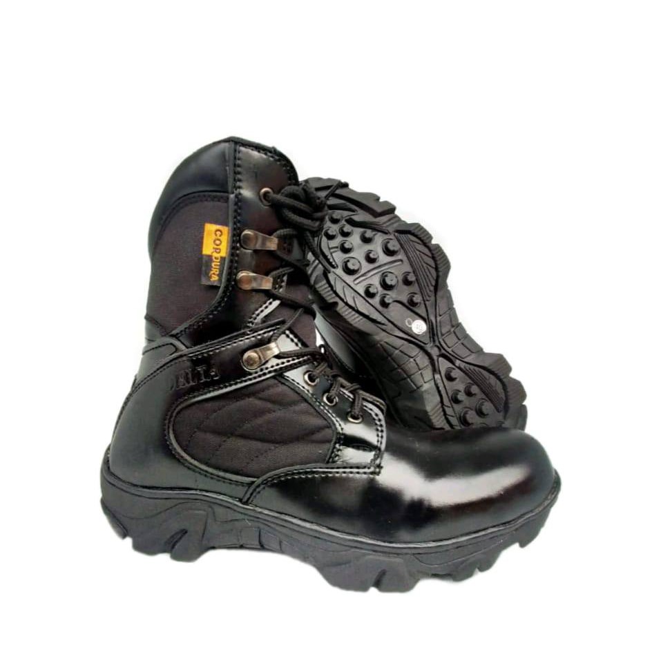 [COD]SEPATU DELTA BOTS SAFETY PDL TINGGI 8 INCI BLACK SEPATU PEDINAS