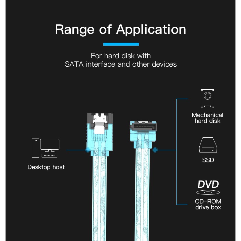 KABEL SATA 3.0 VENTION 0.5M / KDDSD