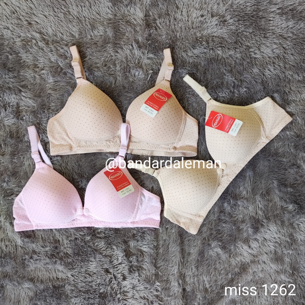 Bra Menyusui / BH Menyusui Misslily 1262 Original Import Premium Tanpa Kawat Size 38 40 42-2