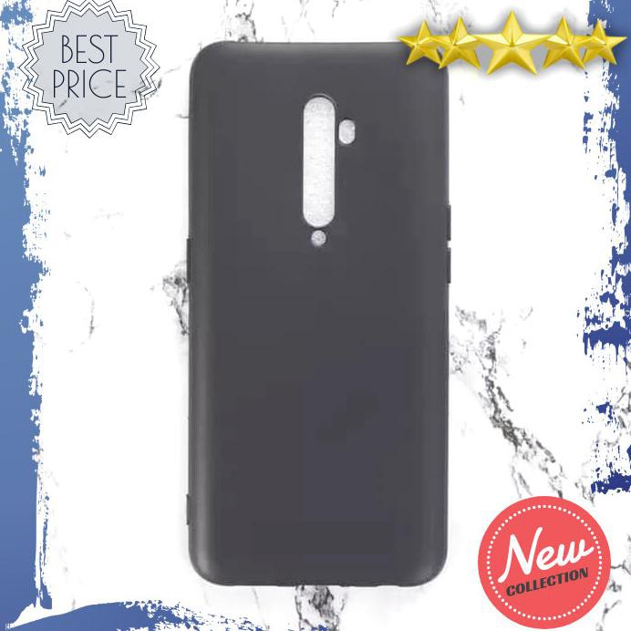 CASING HP OPPO RENO 2 RENO 2F SOFT CASE PREMIUM BLACK MACARON