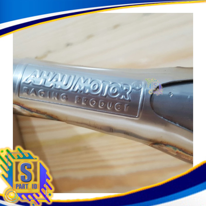 Knalpot Ninja R & RR Stainless Ahau1 Type Leher L 100% Original Ahau Limited