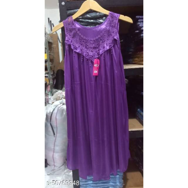 Daster Satin Sexy Polos Import