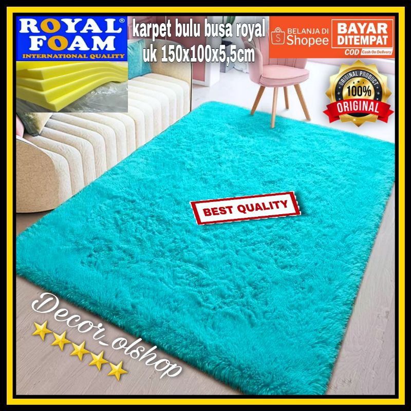 Karpet bulu empuk uk 150   x100x5,5cm | Shopee Indonesia