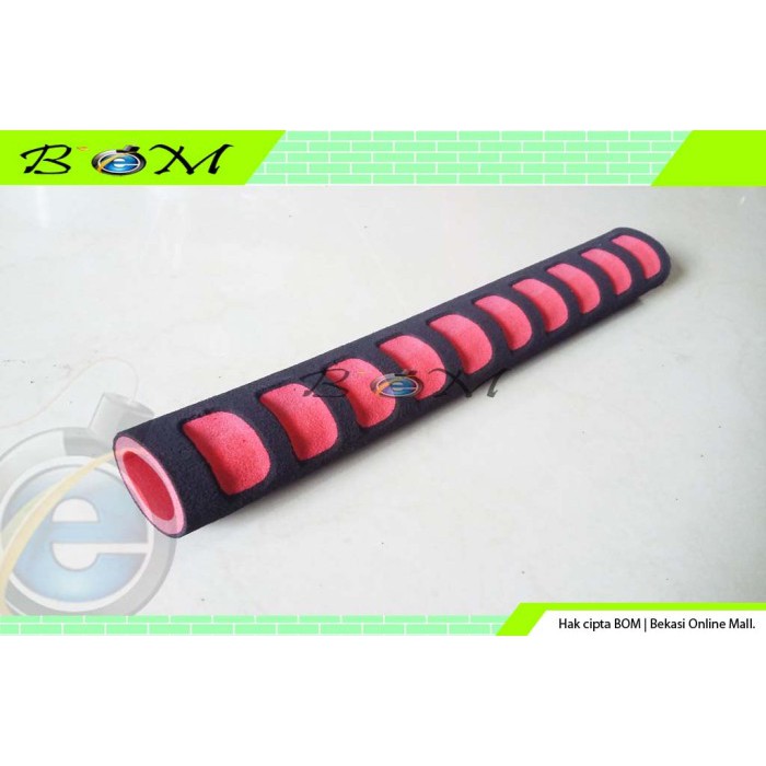handgrip handfat busa stang setang sepeda motor hitam merah