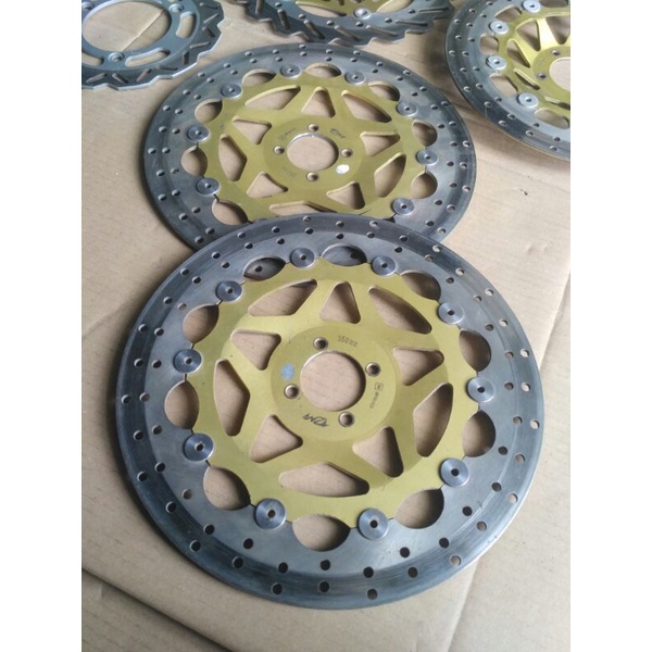 Disc Piringan Cakram Depan AXIO TZM Shogun R Smash Satria 2Tak 120 Hiu Floating 320mm model PSM