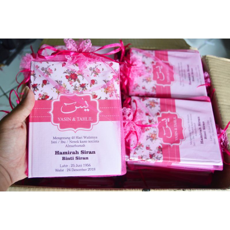 Yasin hardcover + kantong tile