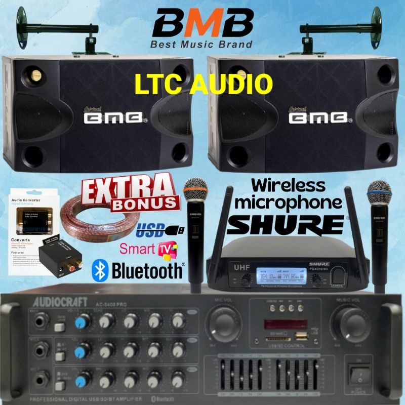 Paket Sound Karaoke BMB Set 8 Inch Original / Paket Sound System BMB ( BEST 1 )
