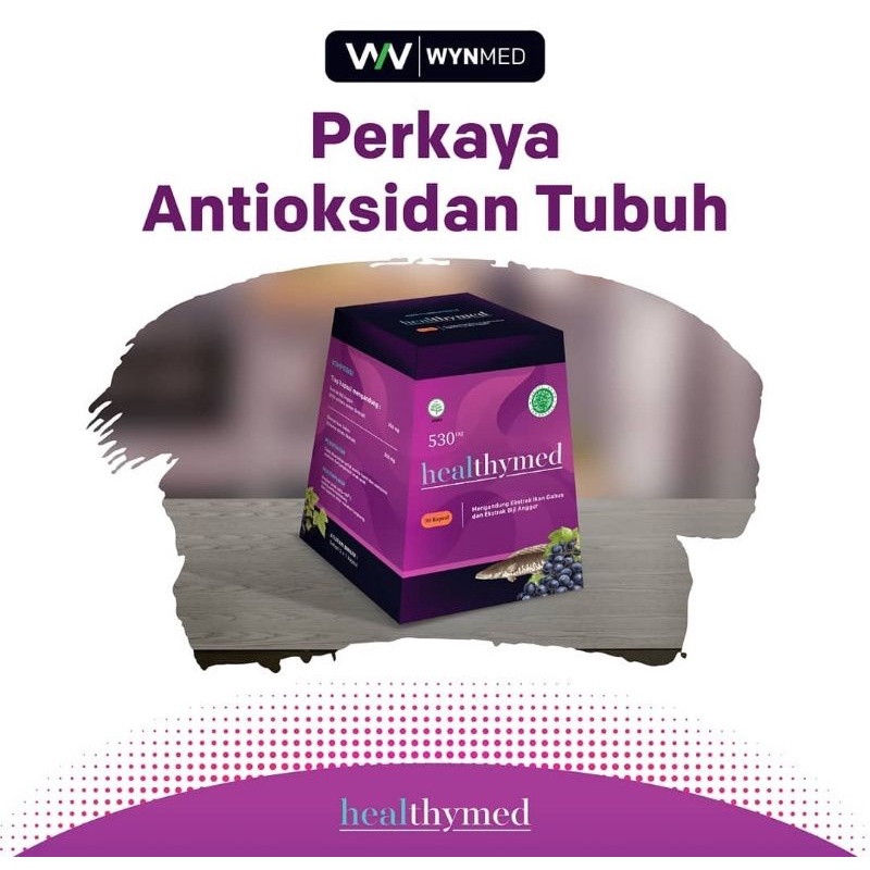 Herce-HealthyMed anti oksidan ekstak ikan gabus & biji anggur untuk Mencegah penyakit jantung dan Me