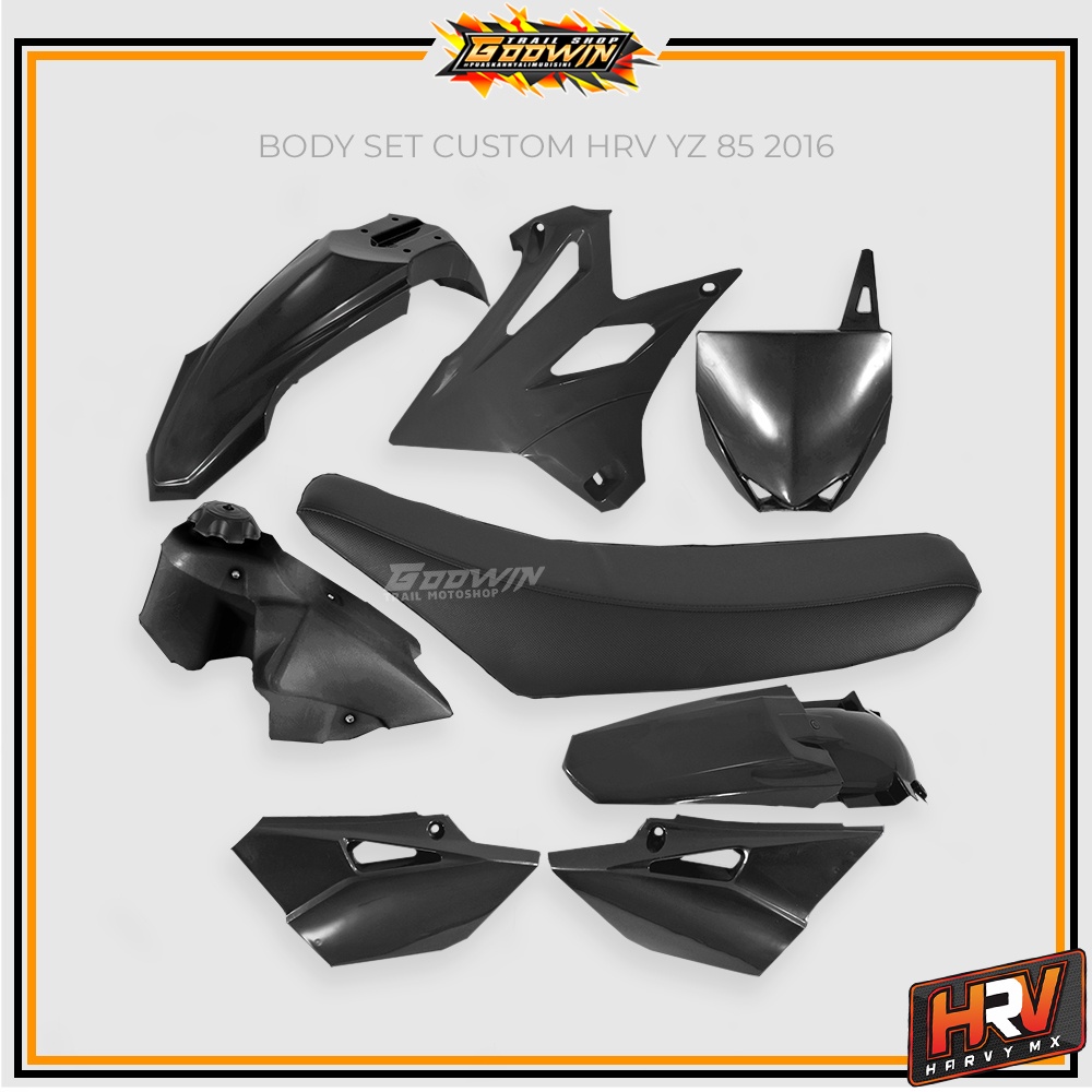 Body Trail Set Bodyset Bodykit YZ 85 Cover Tangki Body Depan Belakang Spakbor Depan Belakang HRV YZ 85 Old YZ 85 2016 New