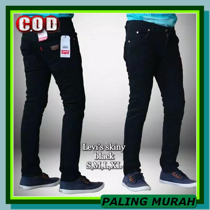 Celana Jeans Premium Murah Cowok Jins Cod Standar Laki Keren Jean LW383 Celana Jeans Levis Pensil