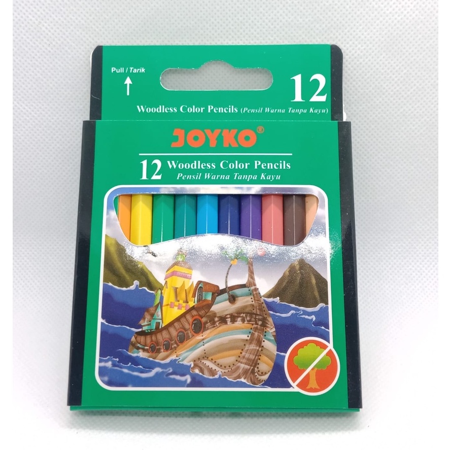 MONTANA Color Pencil / Pensil Warna Montana TH-350 / 12 Warna Pendek