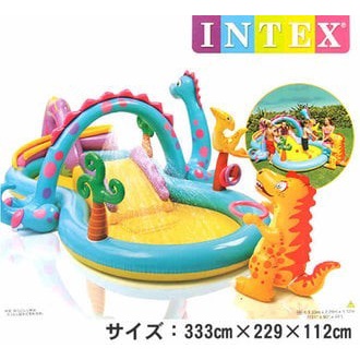 INTEX 57135 Kolam dinoland play center - Kolam Pool Mandi Bola Anak (MBS)