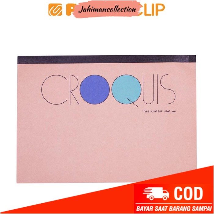 

✨ BISA COD ✨ SKETCHBOOK MARUMAN CROQUIS S262 A4 100S
