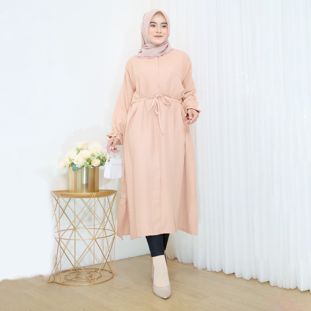 (COD/BAYAR DI TEMPAT) AUDINA Long Tunik Shakila Premium Terlaris Tunik Busui