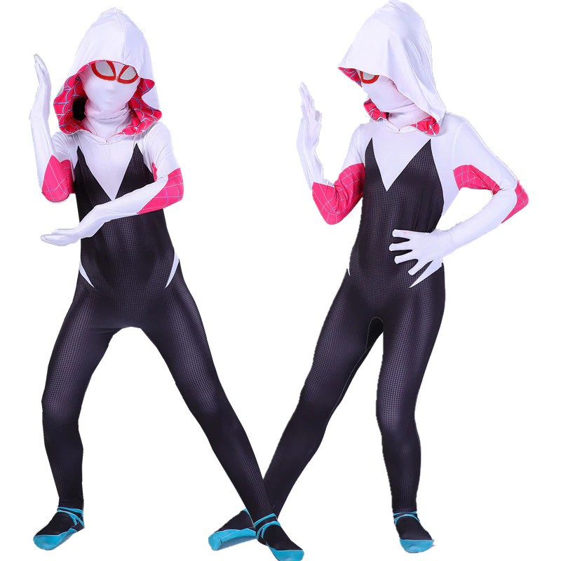 Jual Import Girls Fantasia Zentai Spider Woman Cosplay Kids Spiderwoman  Costume Jumpsuit Halloween Indonesia|Shopee Indonesia