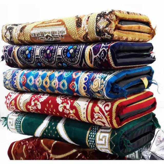 Sajadah busa bulu besar tebal empuk premium sajadah jumbo turki murah quilting 7 cm 5cm anti slip