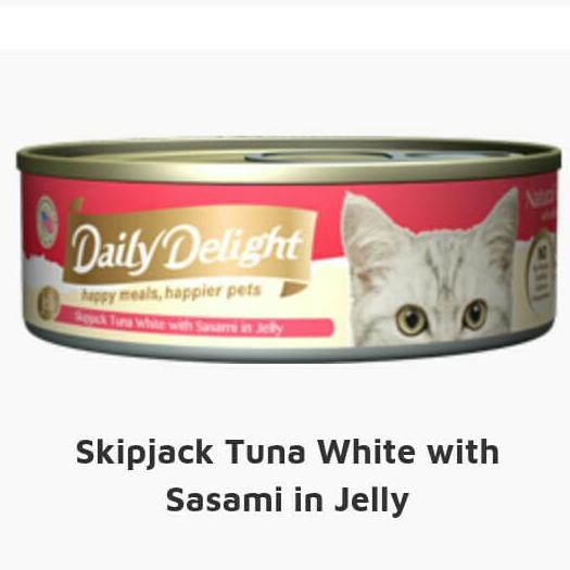 

Ready Oke] Daily Delight Jelly: Skipjack Tuna White With Sasami In Jelly 80Gr