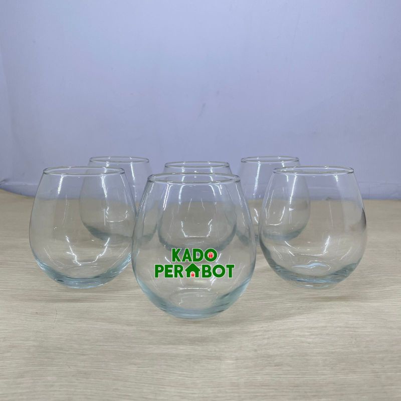 gelas kaca tuscany - gelas kaca citinova - gelas cantik tuscany 6pcs