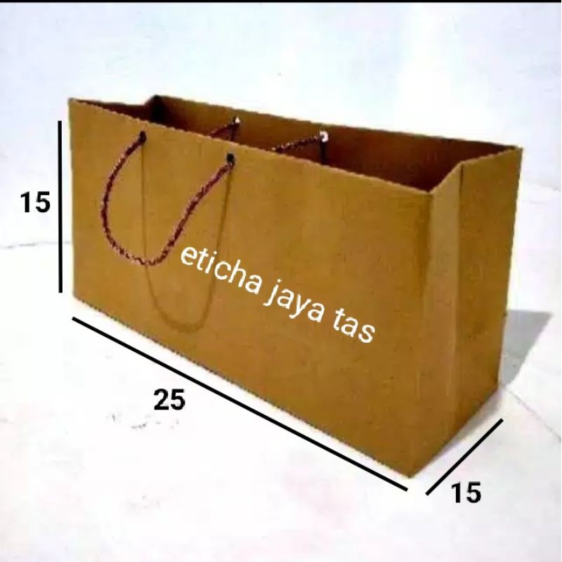 paperbag bolu /brownis 25x15x15